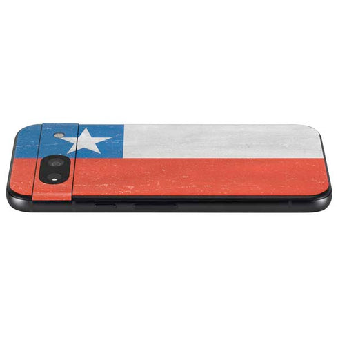 Chile Flag Distressed Google Pixel 8a Skin